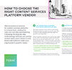 How To Choose The Right Content Services Platform Vendor